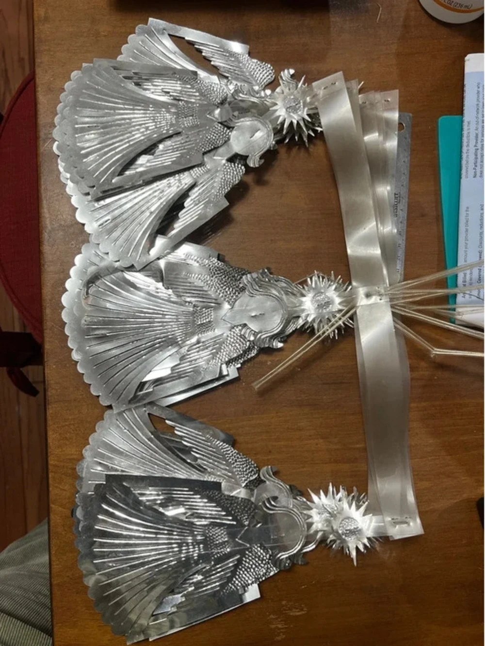 Vintage angel banner, about 5.5 feet long